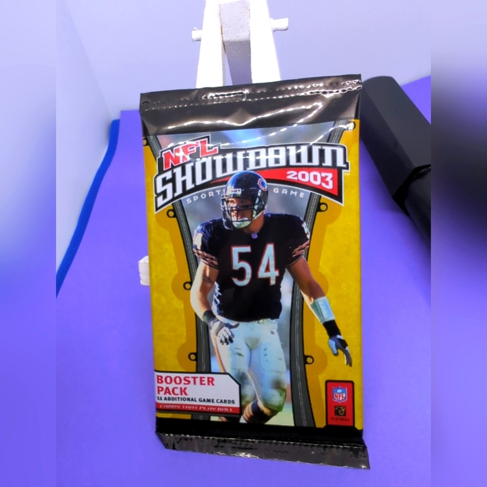 2003 NFL Showdown Sealed Booster Pack Look4 Brett Favre Tom Brady Peyton Manning